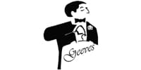 Illustration of a stylized man in a tuxedo holding a glass, with the word "cheers" written below.