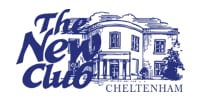 Logo of the new club cheltenham featuring an illustration of a building.