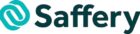 Saffery logo featuring a turquoise interlocking chain link icon next to the company name in dark teal text.
